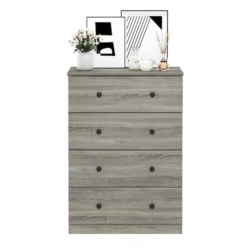 Commode Furinno Tidur Simple Design à 4 tiroirs
