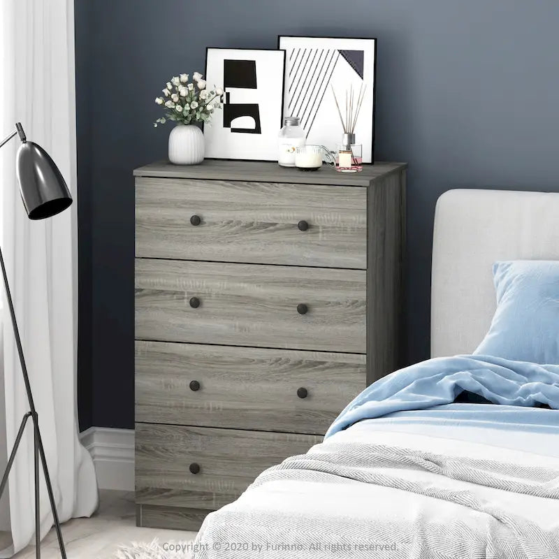 Commode Furinno Tidur Simple Design à 4 tiroirs