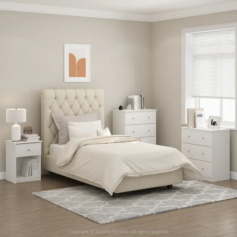 Commode Furinno Tidur Simple Design à 4 tiroirs