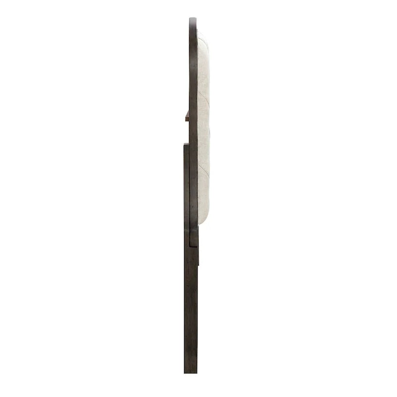 Tête de lit panneau capitonné style ferme Americana taupe poussiéreux taille Queen
