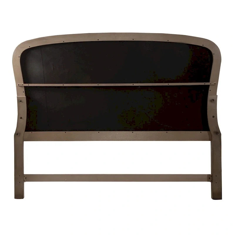 Tête de lit panneau capitonné style ferme Americana taupe poussiéreux taille Queen