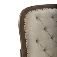 Tête de lit panneau capitonné style ferme Americana taupe poussiéreux taille Queen