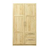 Armoire haute 70.87 pouces avec 2 portes, 2 tiroirs et 5 espaces de rangement