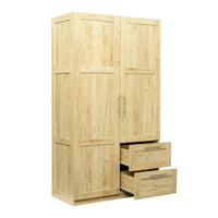 Armoire haute 70.87 pouces avec 2 portes, 2 tiroirs et 5 espaces de rangement