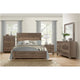 Ensemble de chambre à coucher 3 pièces Tabina marron rustique et moderne