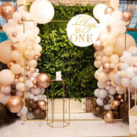 Support de toile de fond de mariage carré 8x8 pi, support arche à ballons métallique pour fête et cérémonie, carré