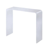 Console transparente en acrylique Lucite