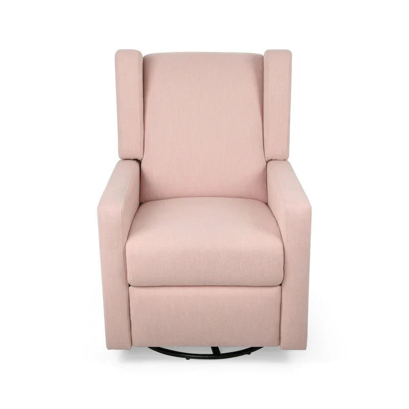 Fauteuil Inclinable Pivotant Rembourré Contemporain Hounker par Christopher Knight Home