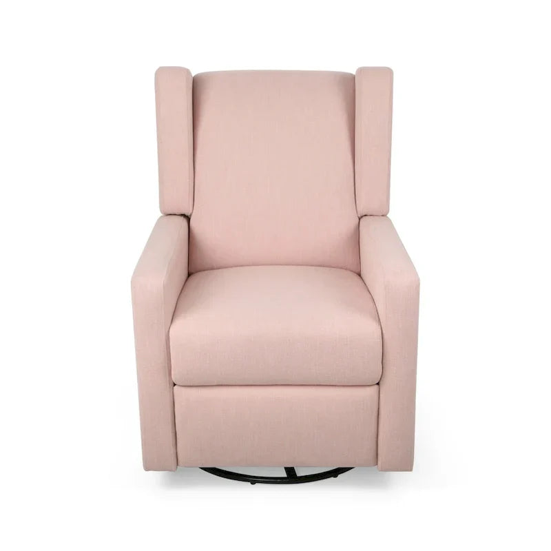 Fauteuil Inclinable Pivotant Rembourré Contemporain Hounker par Christopher Knight Home