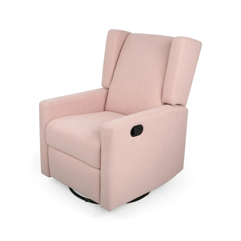 Fauteuil Inclinable Pivotant Rembourré Contemporain Hounker par Christopher Knight Home