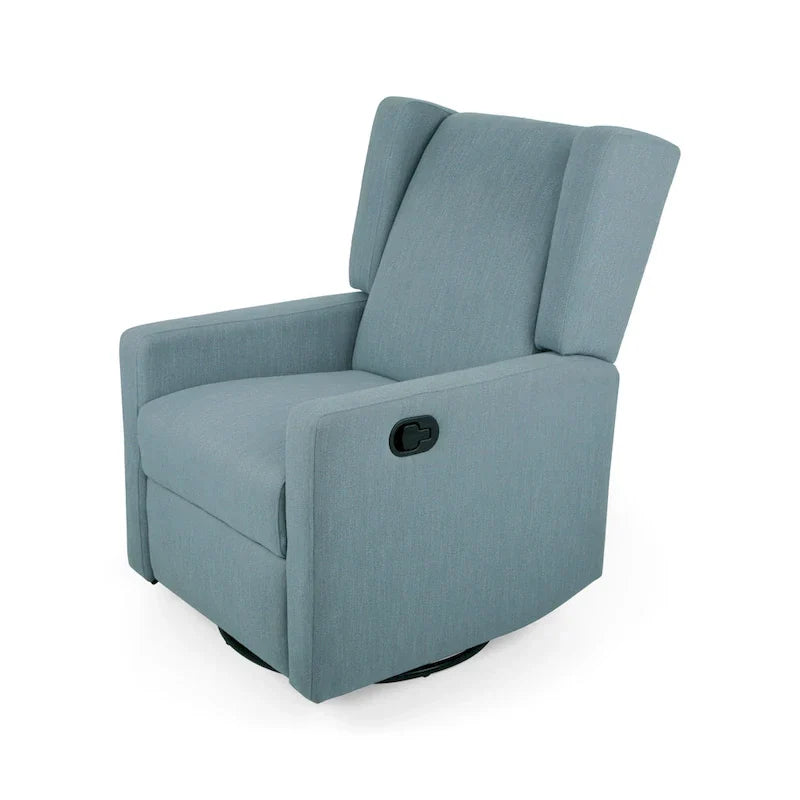 Fauteuil Inclinable Pivotant Rembourré Contemporain Hounker par Christopher Knight Home
