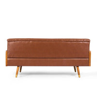 Canapé capitonné Barnard Mid-century avec oreillers décoratifs par Christopher Knight Home