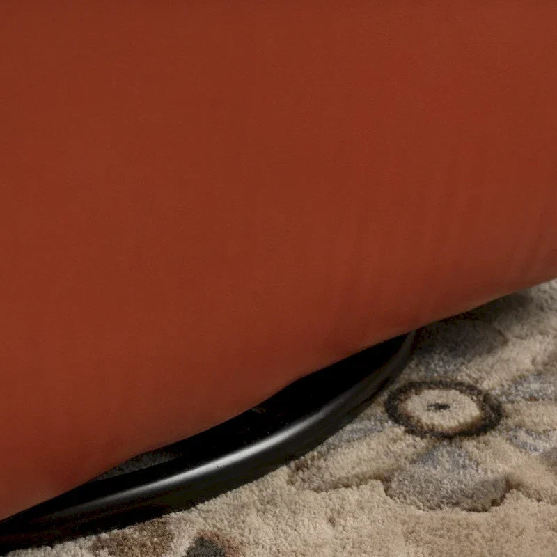 Fauteuil pivotant club à oreilles en cuir reconstitué Angelo par Christopher Knight Home