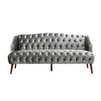 Canapé Adelia en velours capitonné style moderne glamour de Christopher Knight Home