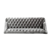 Canapé Adelia en velours capitonné style moderne glamour de Christopher Knight Home