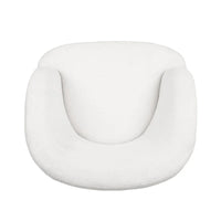 Fauteuil Club Pivotant Rembourré en Boucle Texturé Mokena par Christopher Knight Home