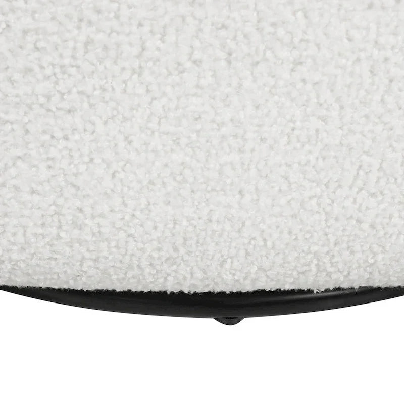 Fauteuil Club Pivotant Rembourré en Boucle Texturé Mokena par Christopher Knight Home