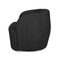 Fauteuil Club Pivotant Rembourré en Boucle Texturé Mokena par Christopher Knight Home