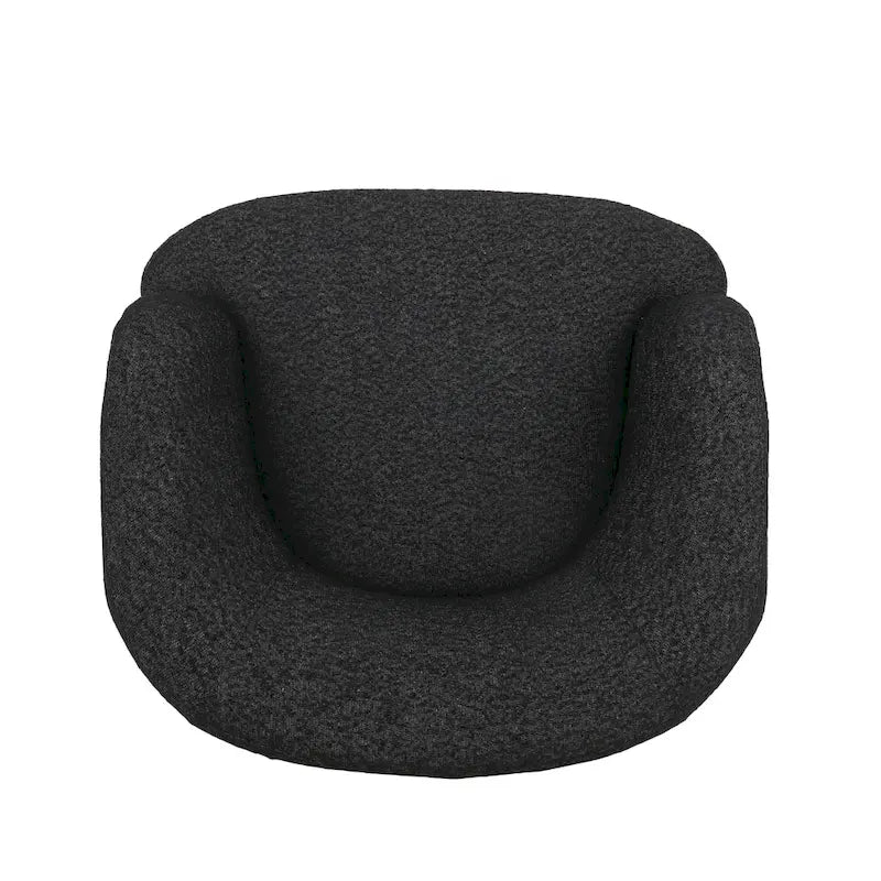 Fauteuil Club Pivotant Rembourré en Boucle Texturé Mokena par Christopher Knight Home