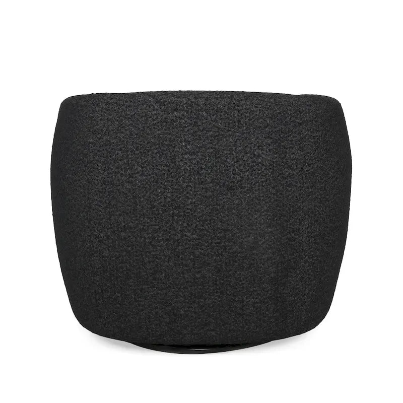 Fauteuil Club Pivotant Rembourré en Boucle Texturé Mokena par Christopher Knight Home
