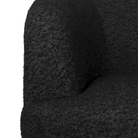 Fauteuil Club Pivotant Rembourré en Boucle Texturé Mokena par Christopher Knight Home