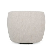 Fauteuil Club Pivotant Rembourré en Boucle Texturé Mokena par Christopher Knight Home