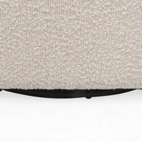 Fauteuil Club Pivotant Rembourré en Boucle Texturé Mokena par Christopher Knight Home