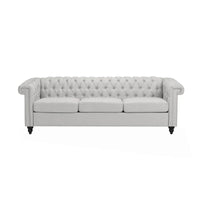 Canapé Chesterfield capitonné gris Parkhurst de Christopher Knight Home