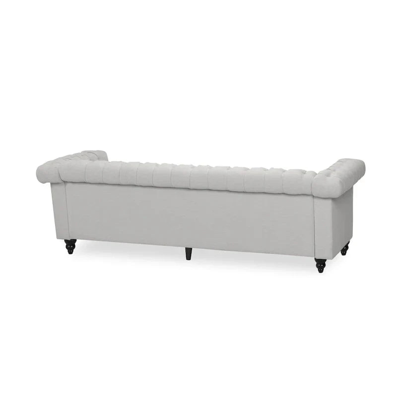 Canapé Chesterfield capitonné gris Parkhurst de Christopher Knight Home