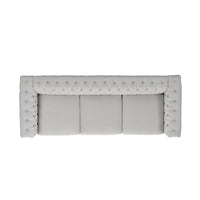 Canapé Chesterfield capitonné gris Parkhurst de Christopher Knight Home