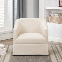 Fauteuil pivotant en tissu Elayne de Greyson Living