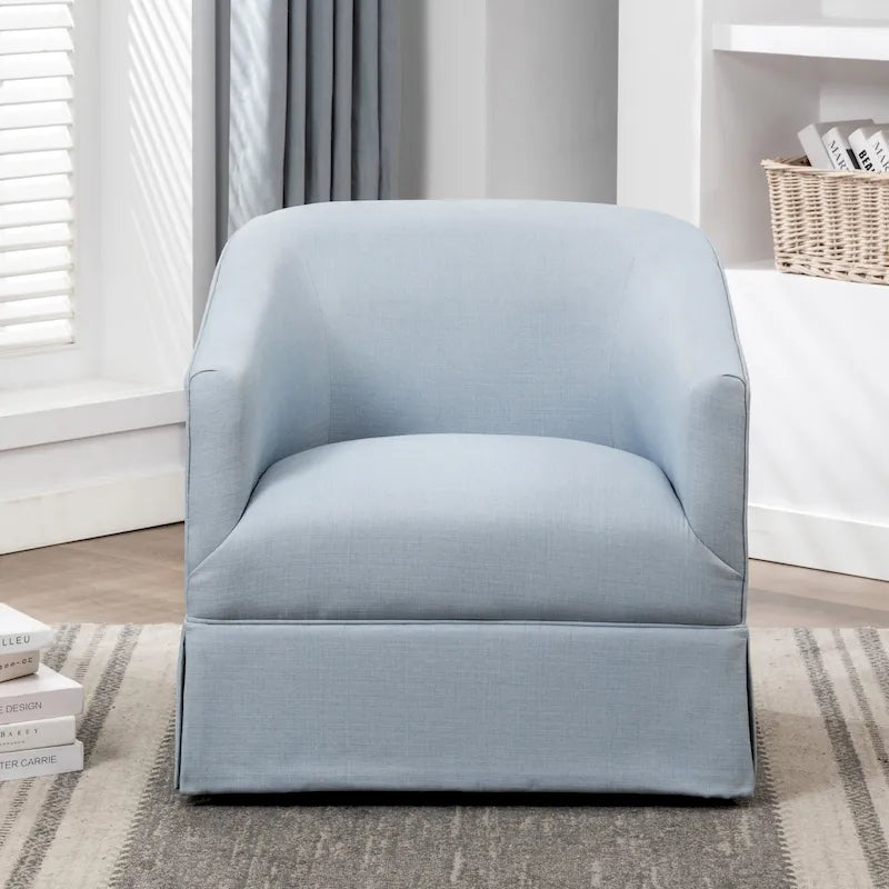 Fauteuil pivotant en tissu Elayne de Greyson Living