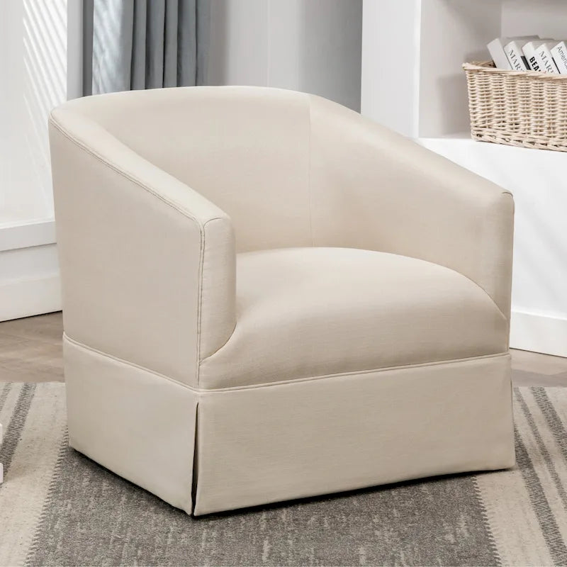 Fauteuil pivotant en tissu Elayne de Greyson Living