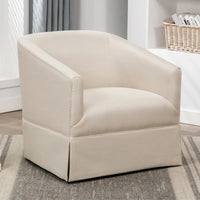 Fauteuil pivotant en tissu Elayne de Greyson Living