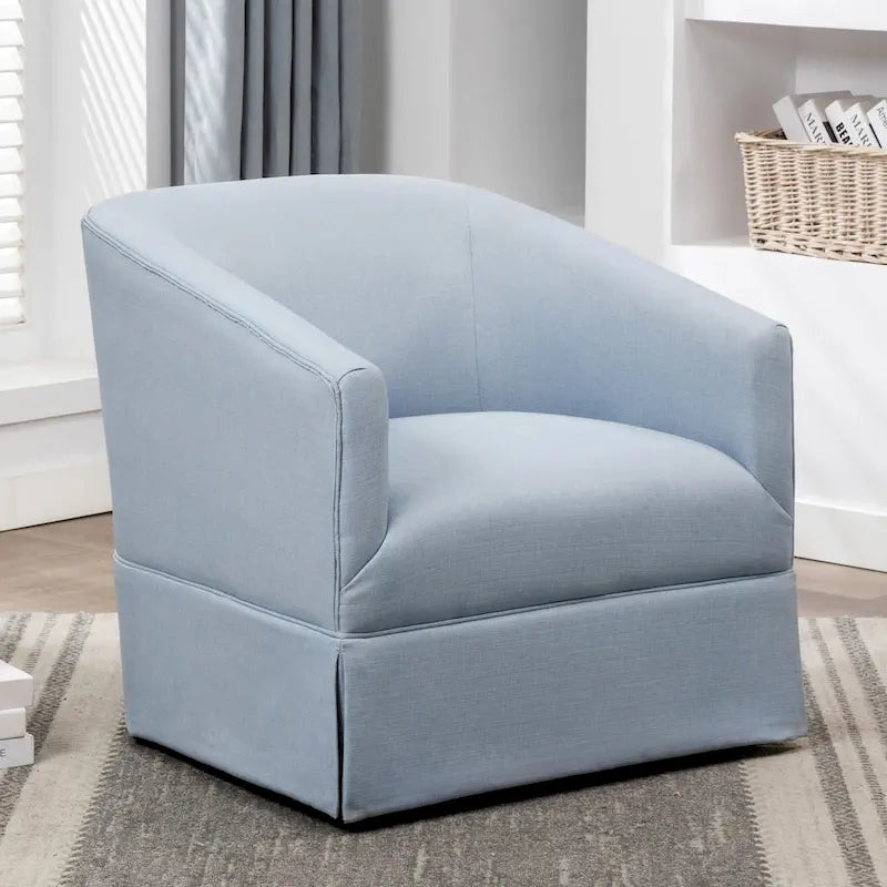 Fauteuil pivotant en tissu Elayne de Greyson Living