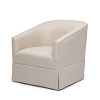 Fauteuil pivotant en tissu Elayne de Greyson Living