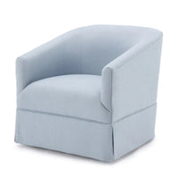 Fauteuil pivotant en tissu Elayne de Greyson Living