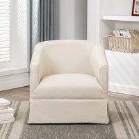 Fauteuil pivotant en tissu Elayne de Greyson Living