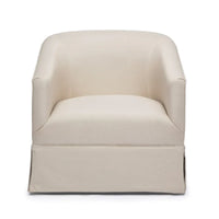 Fauteuil pivotant en tissu Elayne de Greyson Living