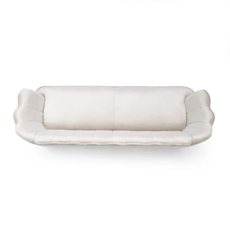 Canapé 3 places Reitz Glam Velvet Shell de Christopher Knight Home - 76,25 L x 29,25 l x 33,50 H