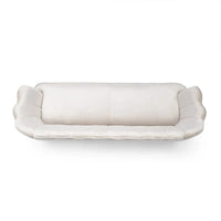 Canapé 3 places Reitz Glam Velvet Shell de Christopher Knight Home - 76,25 L x 29,25 l x 33,50 H