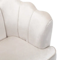 Canapé 3 places Reitz Glam Velvet Shell de Christopher Knight Home - 76,25 L x 29,25 l x 33,50 H