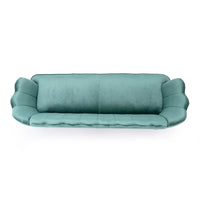 Canapé 3 places Reitz Glam Velvet Shell de Christopher Knight Home - 76,25 L x 29,25 l x 33,50 H