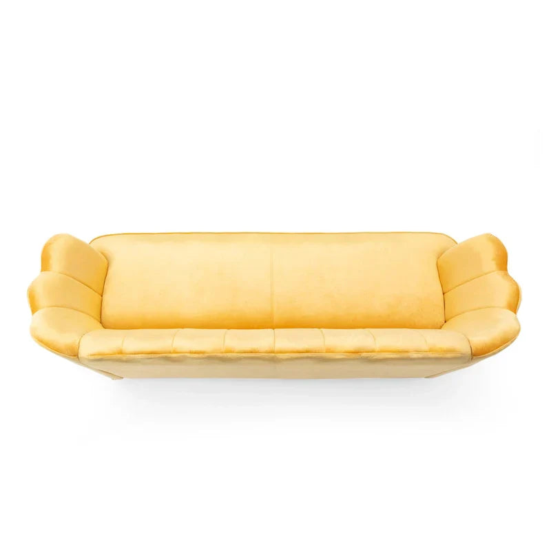 Canapé 3 places Reitz Glam Velvet Shell de Christopher Knight Home - 76,25 L x 29,25 l x 33,50 H