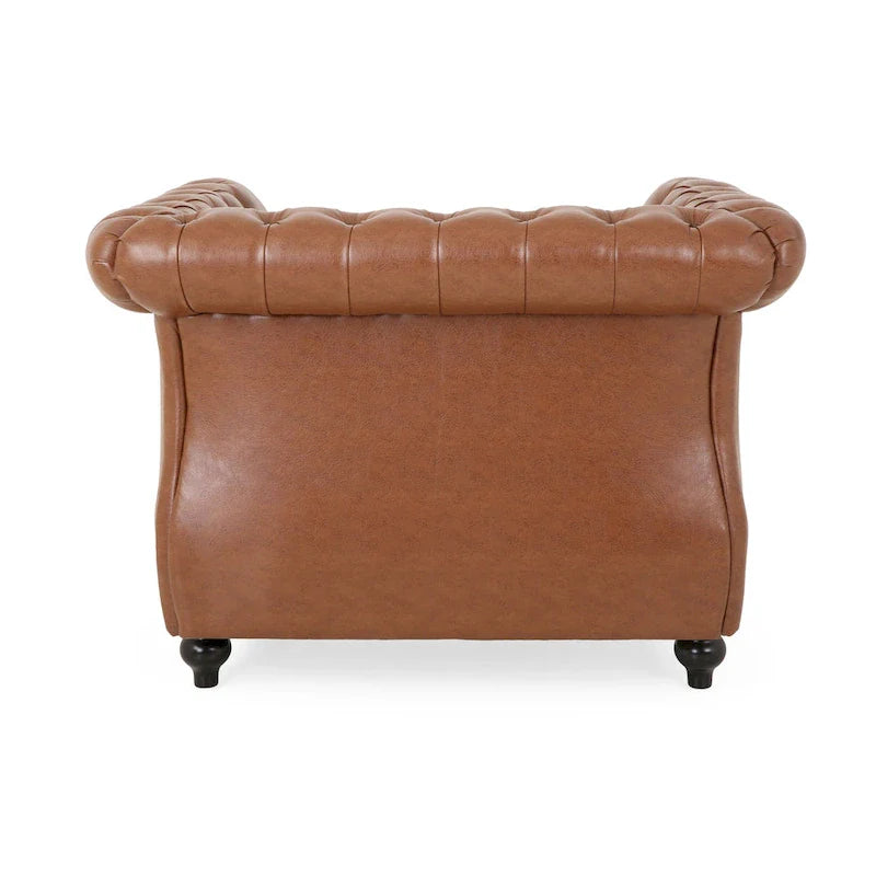 Fauteuil de club traditionnel Chesterfield Silverdale par Christopher Knight Home