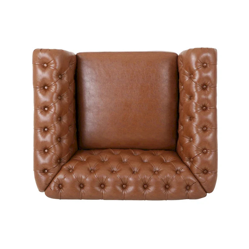 Fauteuil de club traditionnel Chesterfield Silverdale par Christopher Knight Home