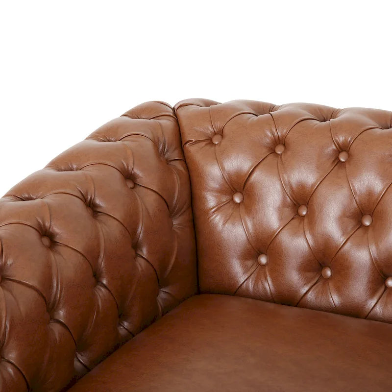 Fauteuil de club traditionnel Chesterfield Silverdale par Christopher Knight Home