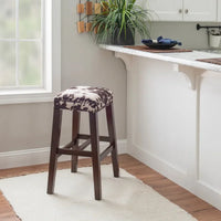 Tabouret de bar imprimé vache Ian Brown
