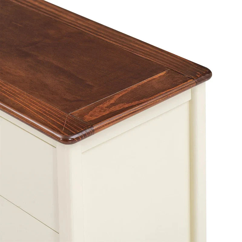Commode de rangement en bois pour chambre d'enfant avec 6 tiroirs