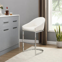 Tabouret de comptoir rembourré Siena 26 pouces